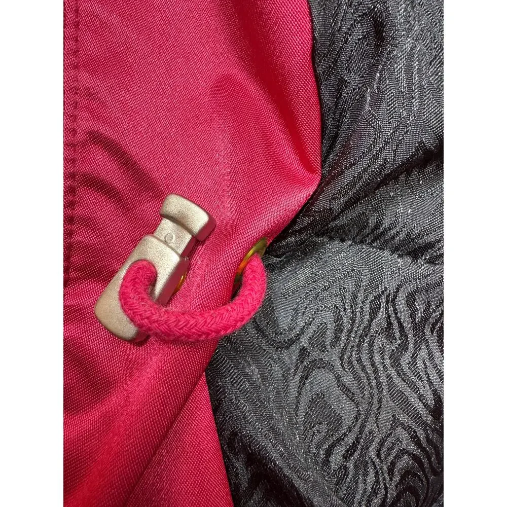 Metropolis Legacy Couloir Women’s Ski Parka Sz 10 Red Faux Fur Hood Full Zip